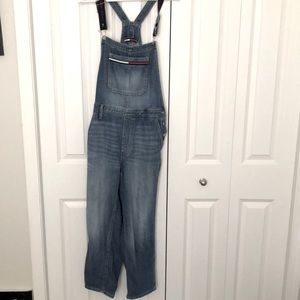 90’s style Tommy Hilfiger Overalls 24” inseam